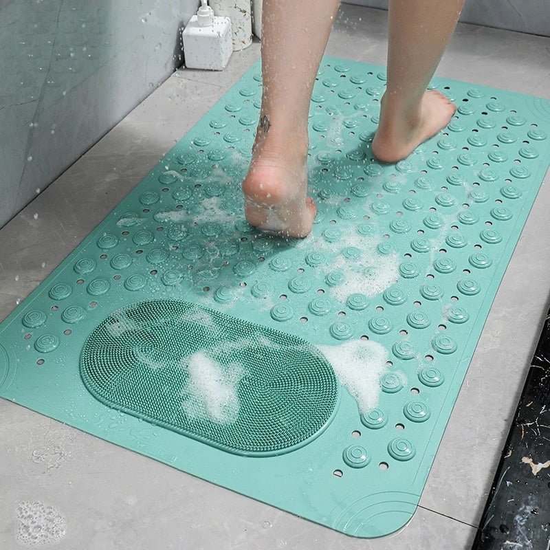 Hommfer – Tapis de Douche Antidérapant avec Nettoyeur de Pieds - Hommfer