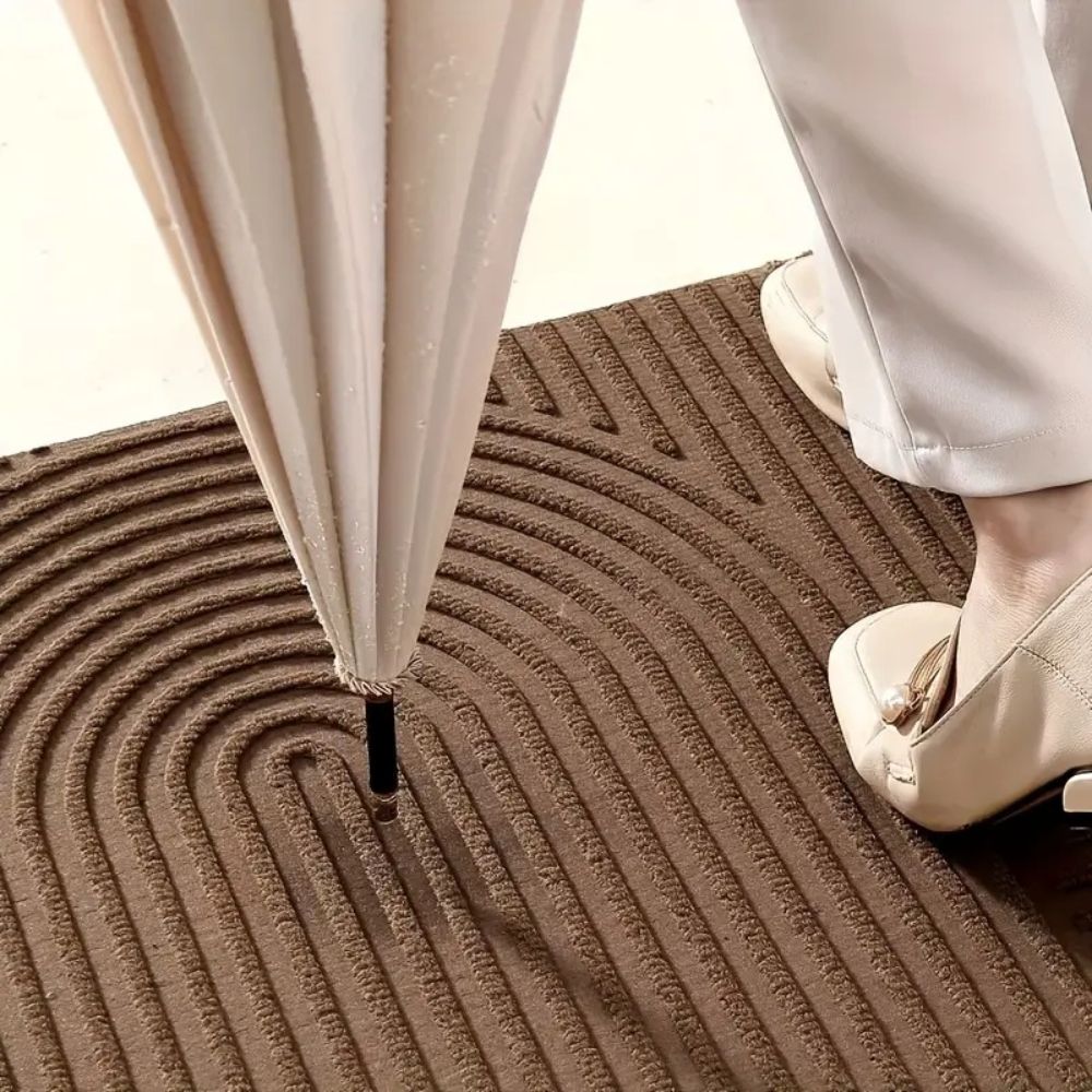 Hommfer – Tapis de Porte Élégant en Fils Courbés - Hommfer