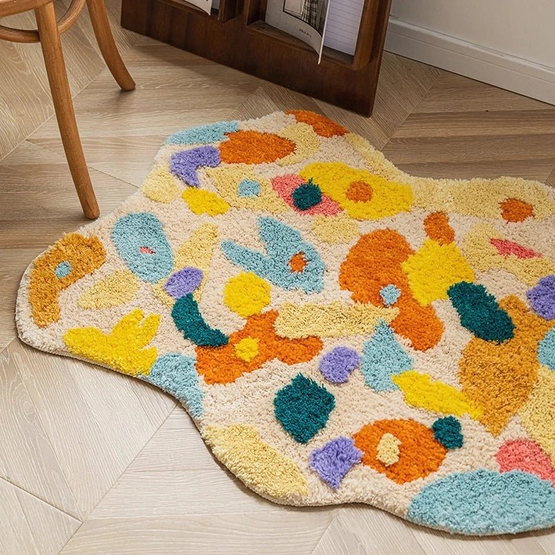 Hommfer – Tapis de Salon Forestier Asymétrique - Hommfer