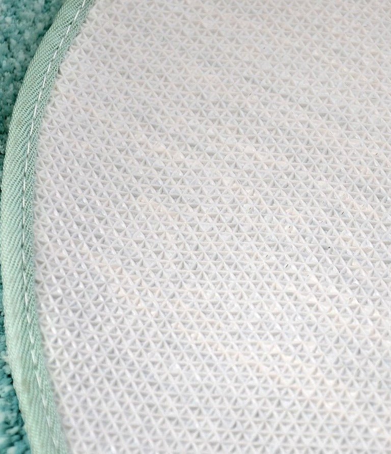 Hommfer – Tapis Ovale Antidérapant avec Bordures Pompons - Hommfer