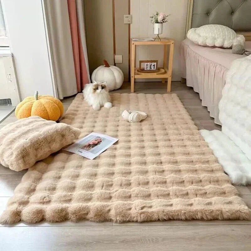 Hommfer – Tapis Rectangulaire Doux en Plusieurs Couleurs - Hommfer