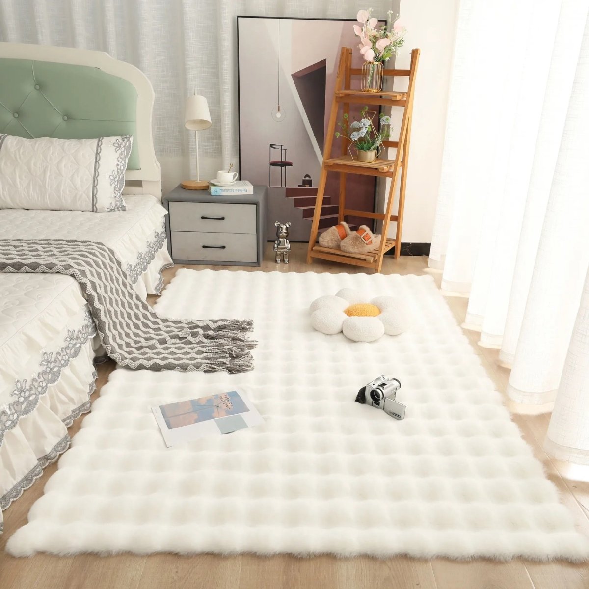 Hommfer – Tapis Rectangulaire Doux en Plusieurs Couleurs - Hommfer