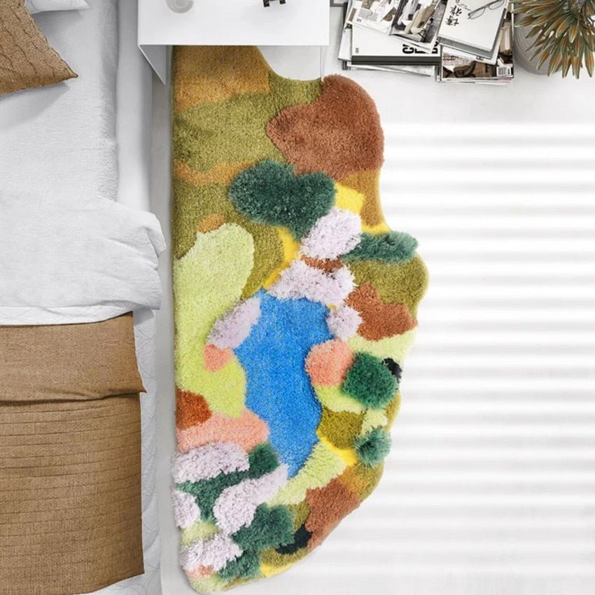 Hommfer – Tapis Tufté Effet Prairie 3D - Hommfer