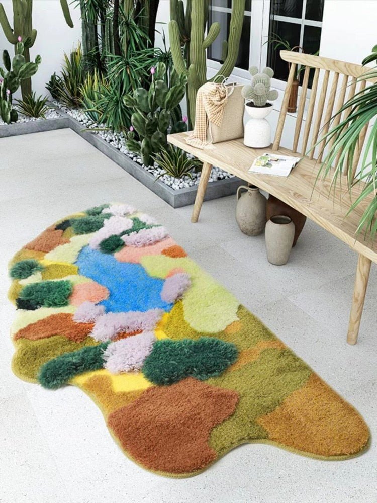 Hommfer – Tapis Tufté Effet Prairie 3D - Hommfer