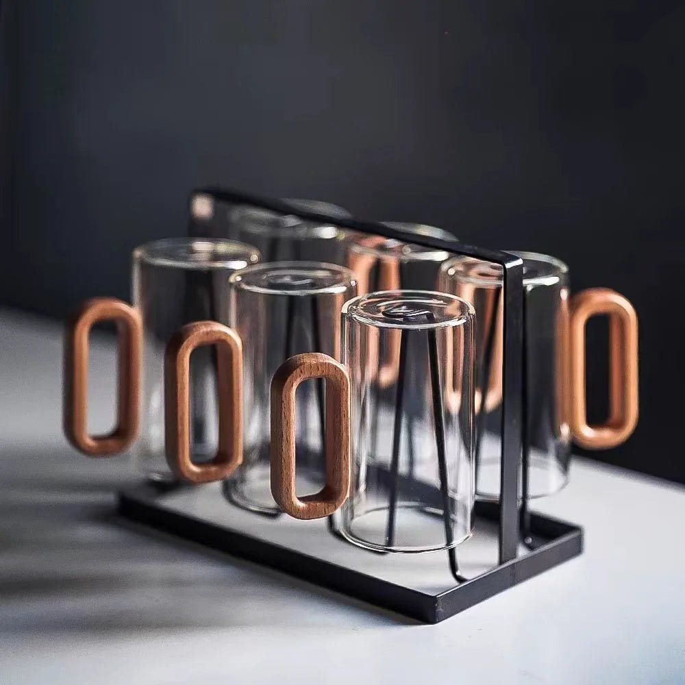 Hommfer – Tasse en Verre Rustique Élégante - Hommfer