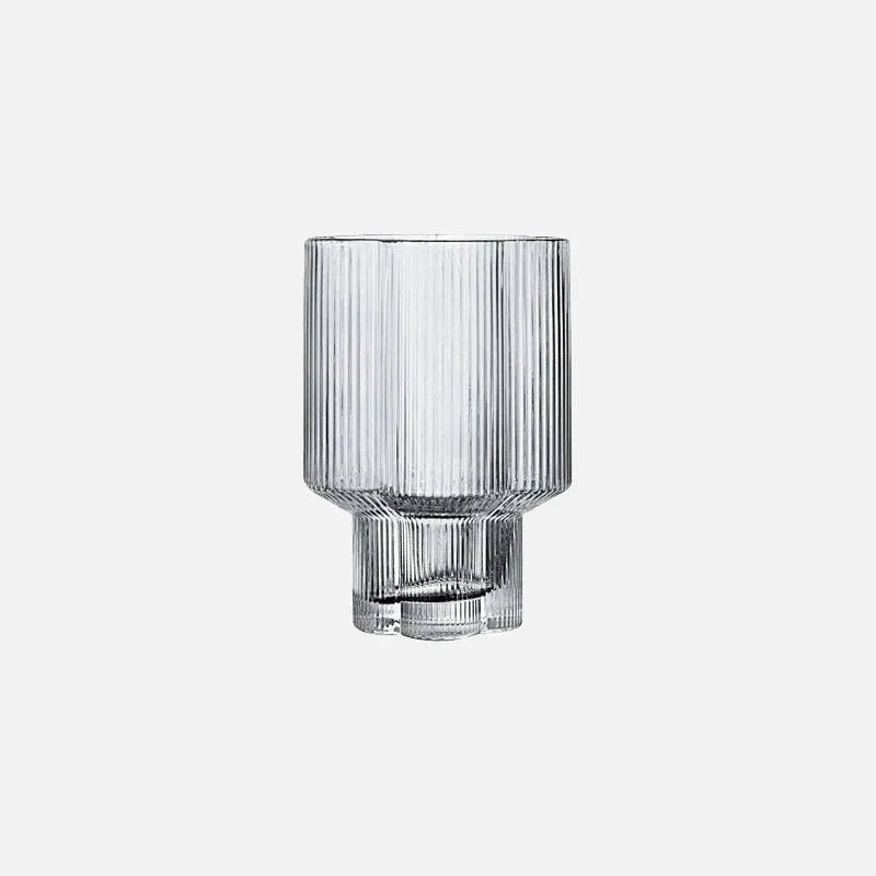 Hommfer – Tasse Fleurie en Verre avec Bord Doré et Carafe - Hommfer