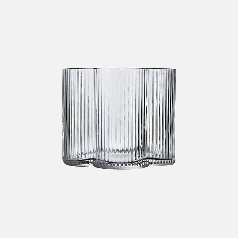 Hommfer – Tasse Fleurie en Verre avec Bord Doré et Carafe - Hommfer