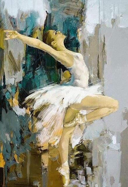 Hommfer – Toile Artistique de Danse Élégante pour le Salon - Hommfer