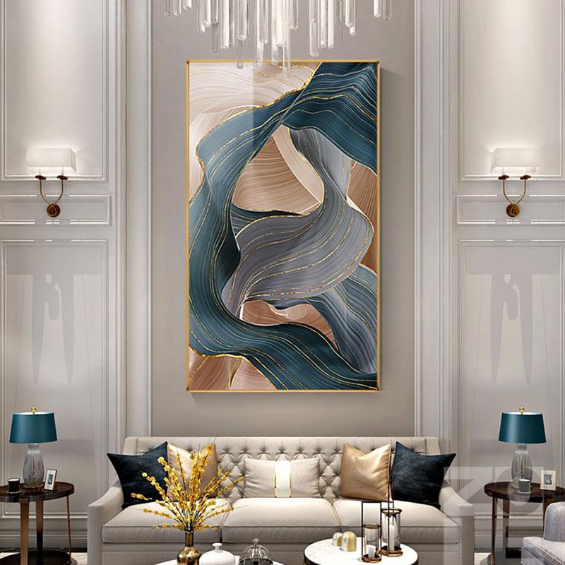 Hommfer – Toile Murale Artistique pour le Salon - Hommfer