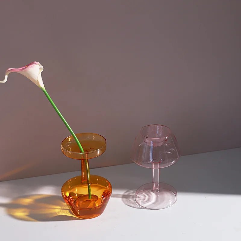 Hommfer - Vase à Fleurs en Verre Vintage - Hommfer