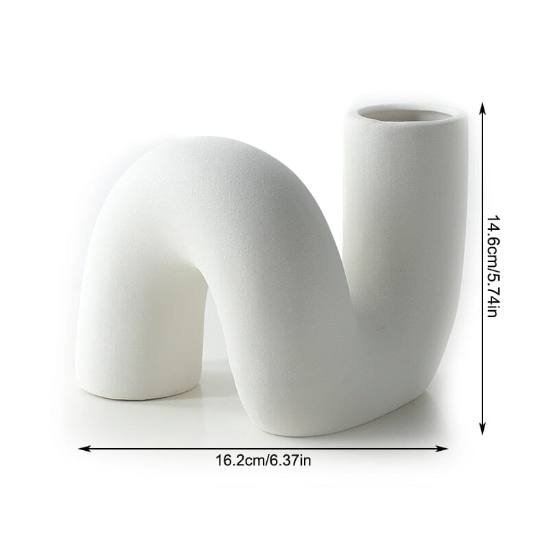 Hommfer – Vase Abstraite en Céramique pour le Salon - Hommfer