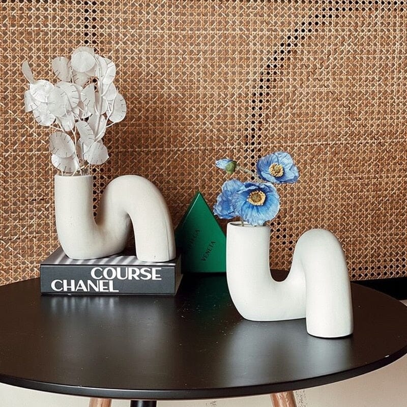 Hommfer – Vase Abstraite en Céramique pour le Salon - Hommfer
