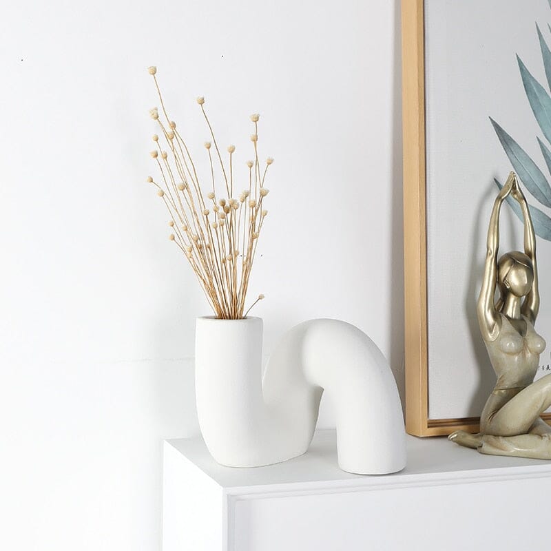 Hommfer – Vase Abstraite en Céramique pour le Salon - Hommfer