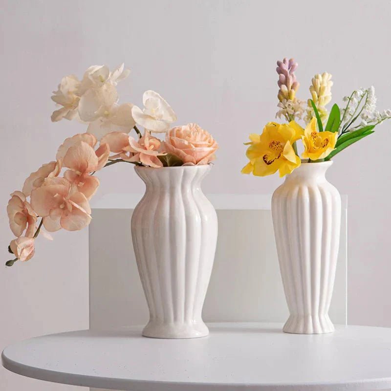 Hommfer - Vase Céramique Blanche Minimaliste - Hommfer
