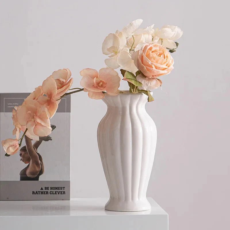 Hommfer - Vase Céramique Blanche Minimaliste - Hommfer