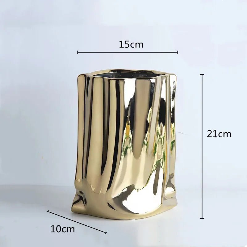 Hommfer – Vase Céramique Ondulé Moderne - Hommfer