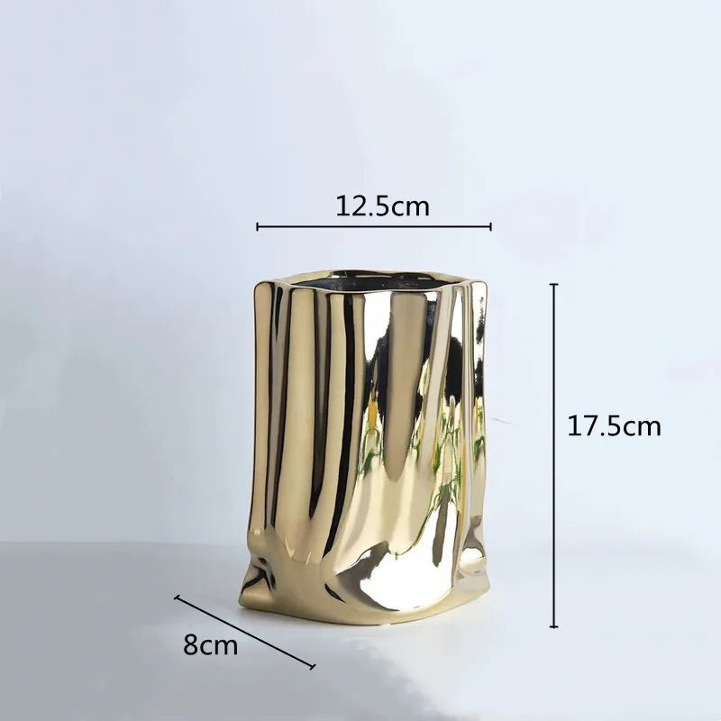Hommfer – Vase Céramique Ondulé Moderne - Hommfer