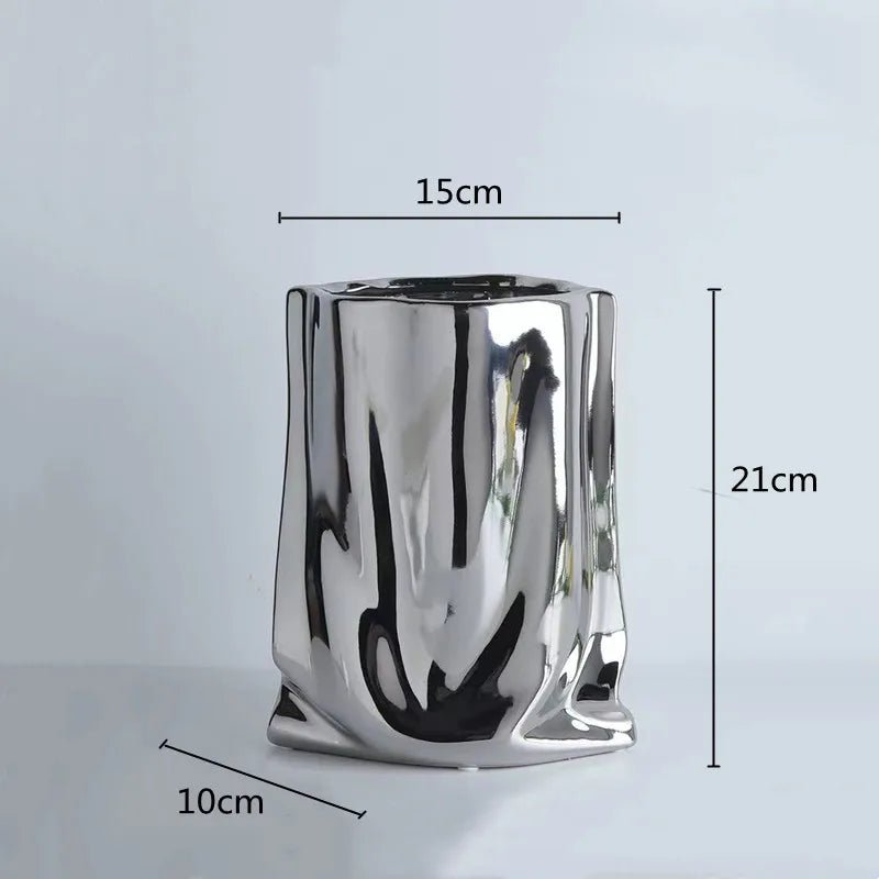 Hommfer – Vase Céramique Ondulé Moderne - Hommfer