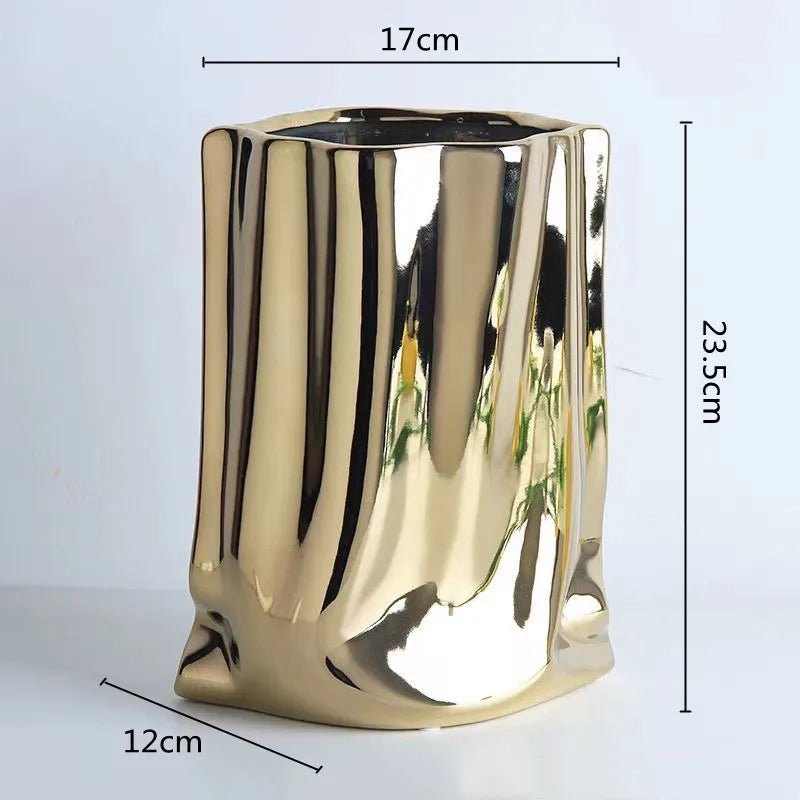 Hommfer – Vase Céramique Ondulé Moderne - Hommfer
