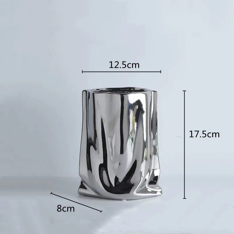Hommfer – Vase Céramique Ondulé Moderne - Hommfer
