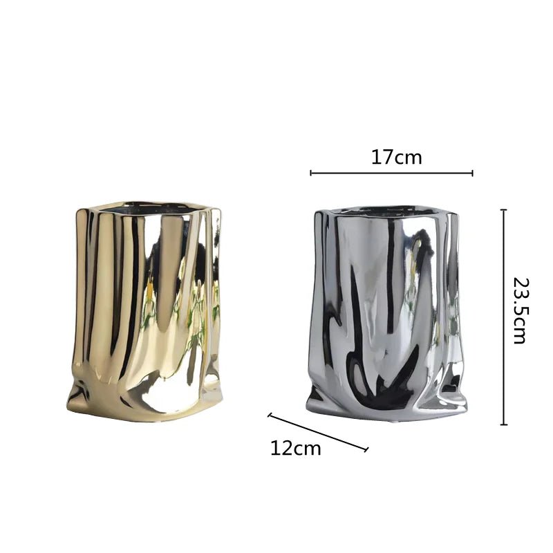 Hommfer – Vase Céramique Ondulé Moderne - Hommfer