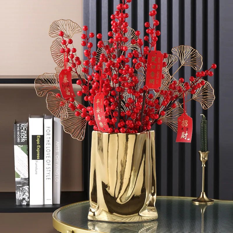 Hommfer – Vase Céramique Ondulé Moderne - Hommfer
