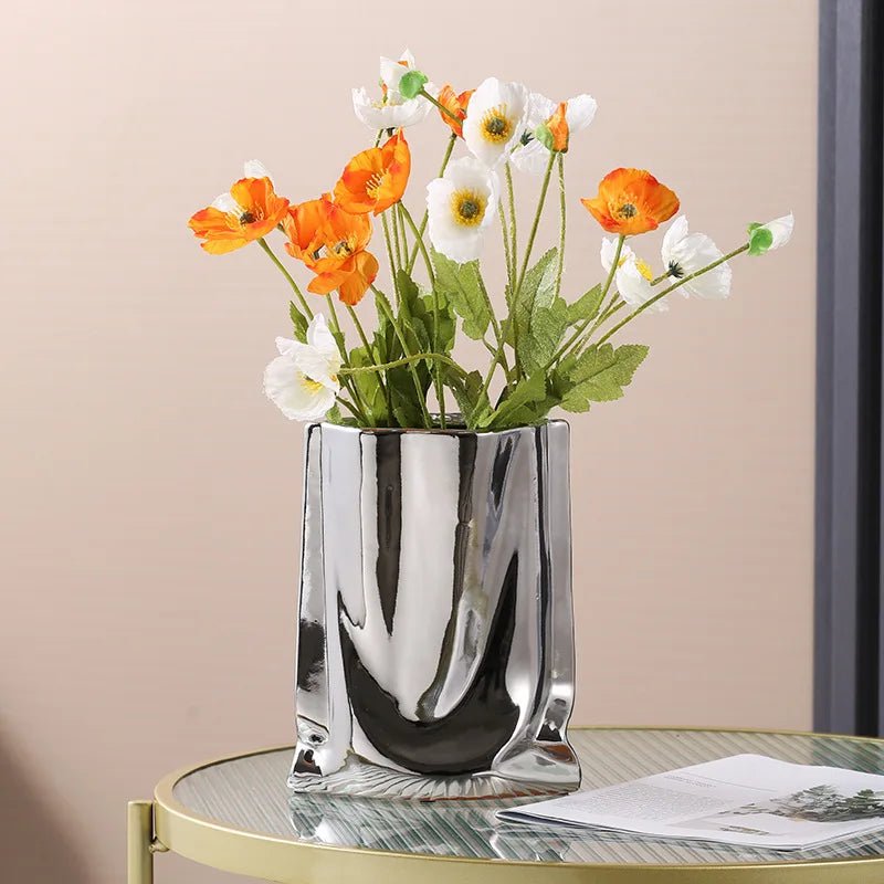 Hommfer – Vase Céramique Ondulé Moderne - Hommfer