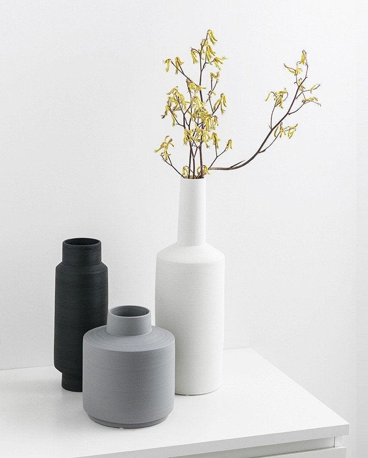 Hommfer – Vase Décoratif Minimaliste en Céramique Style Art Déco - Hommfer