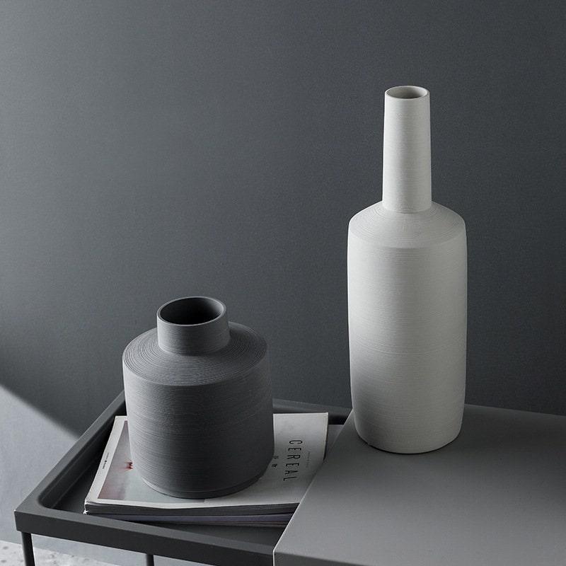 Hommfer – Vase Décoratif Minimaliste en Céramique Style Art Déco - Hommfer