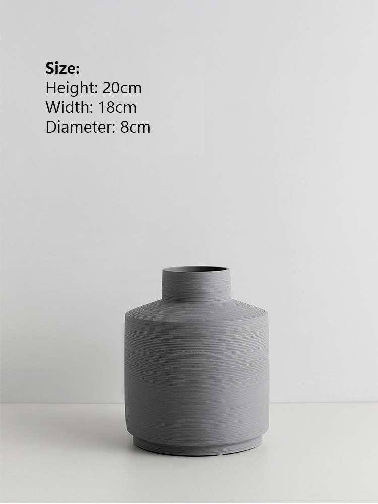 Hommfer – Vase Décoratif Minimaliste en Céramique Style Art Déco - Hommfer