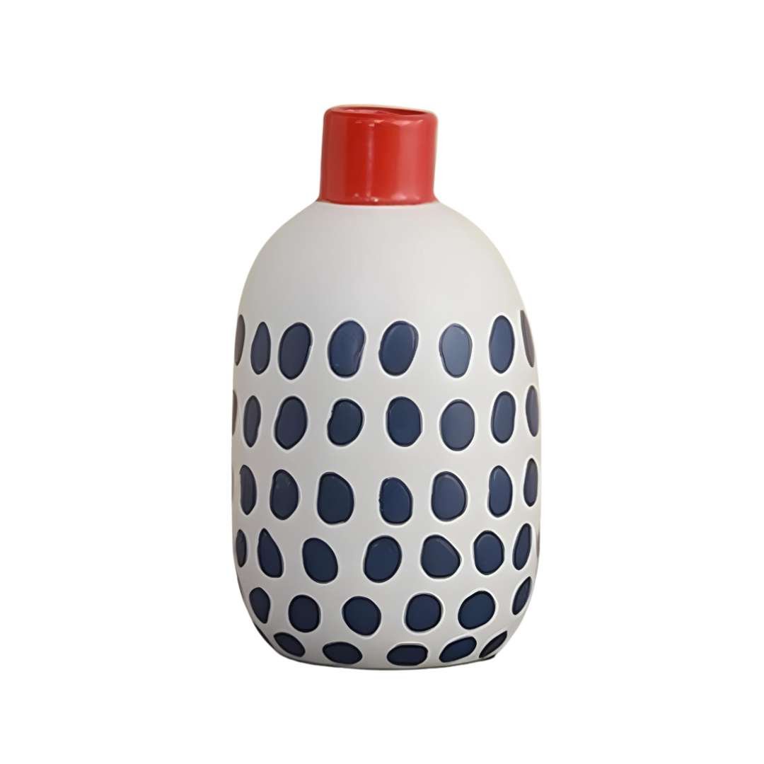Hommfer – Vase en Céramique à Motifs Graphiques Dotta - Hommfer