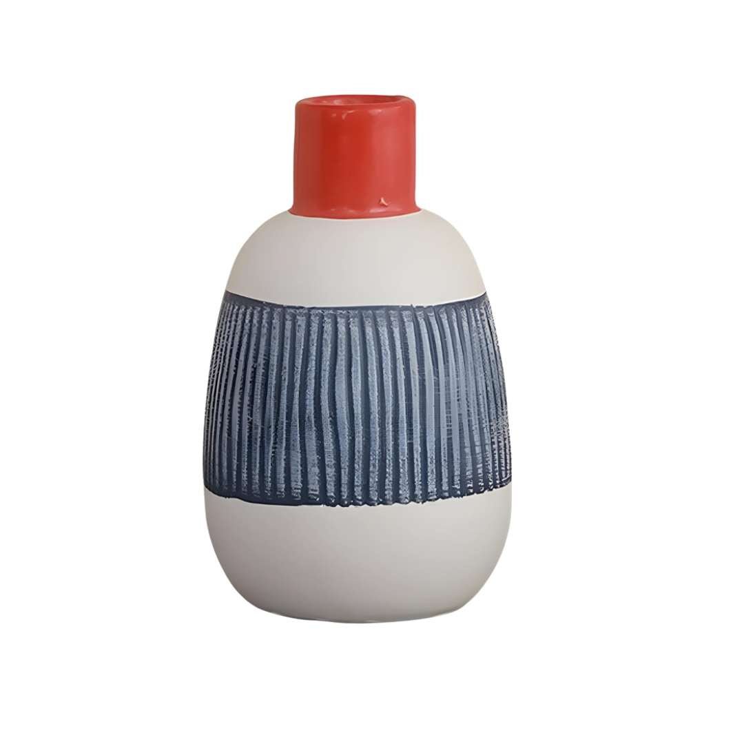 Hommfer – Vase en Céramique à Motifs Graphiques Dotta - Hommfer