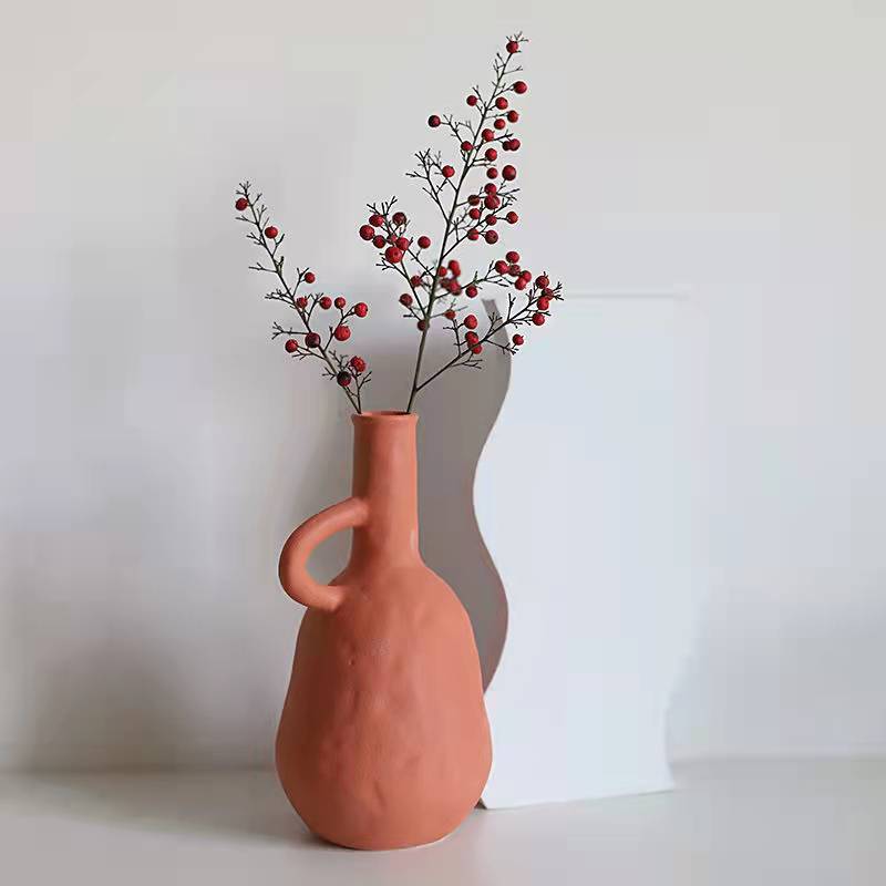 Hommfer – Vase en Céramique Texturée pour Décor de Salon - Hommfer
