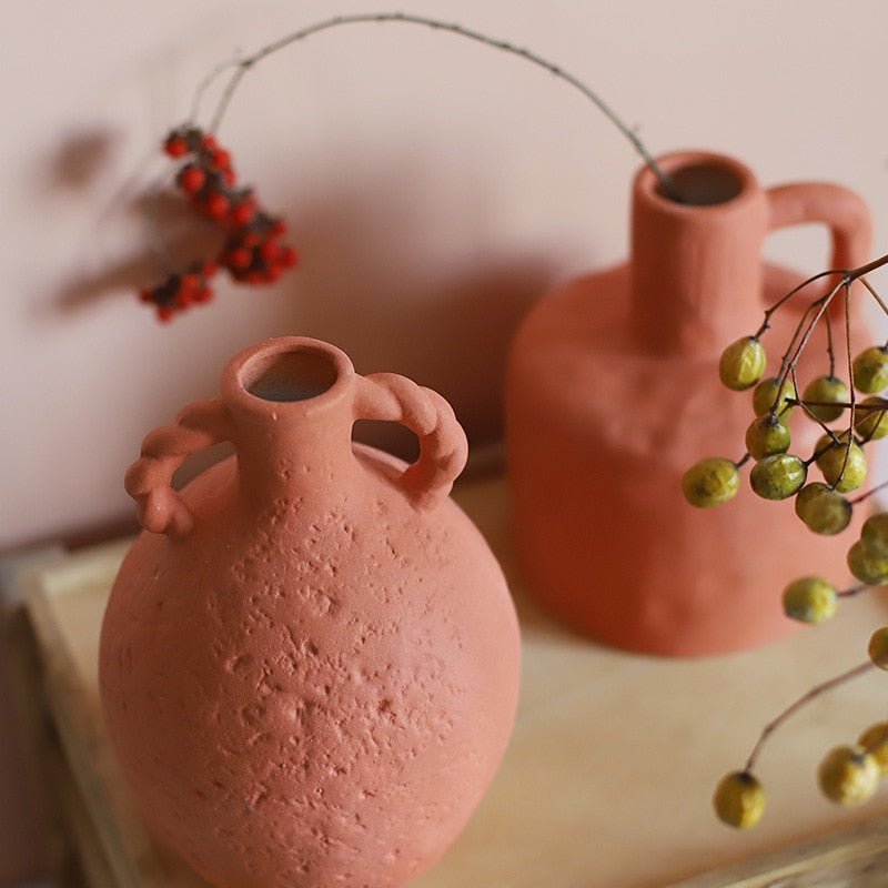 Hommfer – Vase en Céramique Texturée pour Décor de Salon - Hommfer