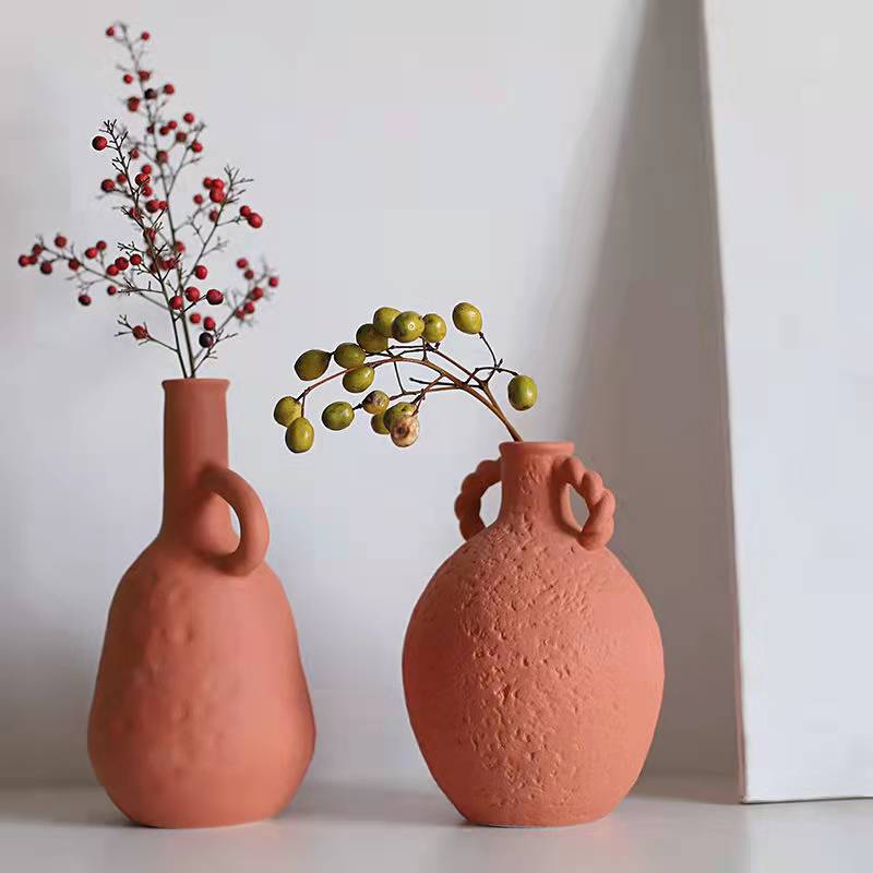 Hommfer – Vase en Céramique Texturée pour Décor de Salon - Hommfer