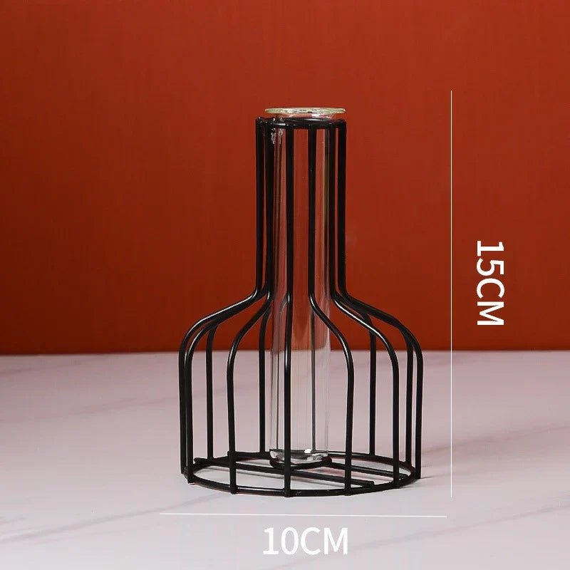 Hommfer - Vase en Fer Doré Scandinave - Hommfer
