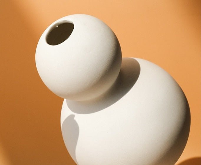 Hommfer - Vase en Porcelaine à Motifs - Hommfer