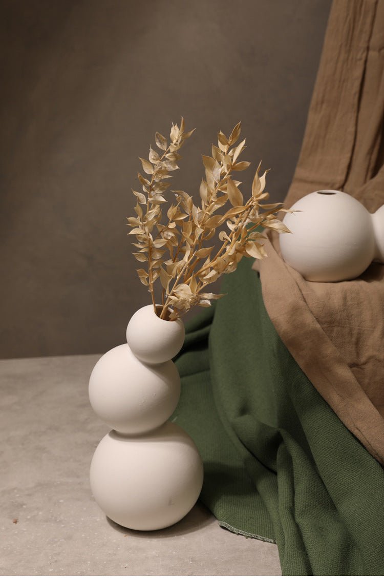 Hommfer - Vase en Porcelaine à Motifs - Hommfer
