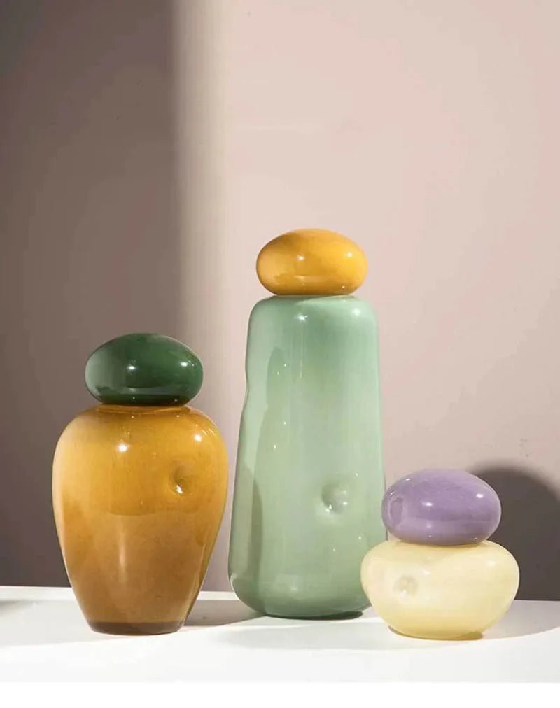Hommfer – Vase en Verre Brillant Pebble - Hommfer