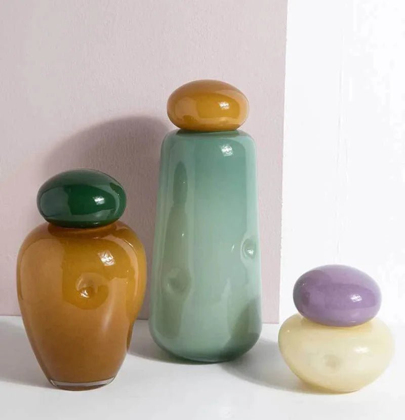 Hommfer – Vase en Verre Brillant Pebble - Hommfer