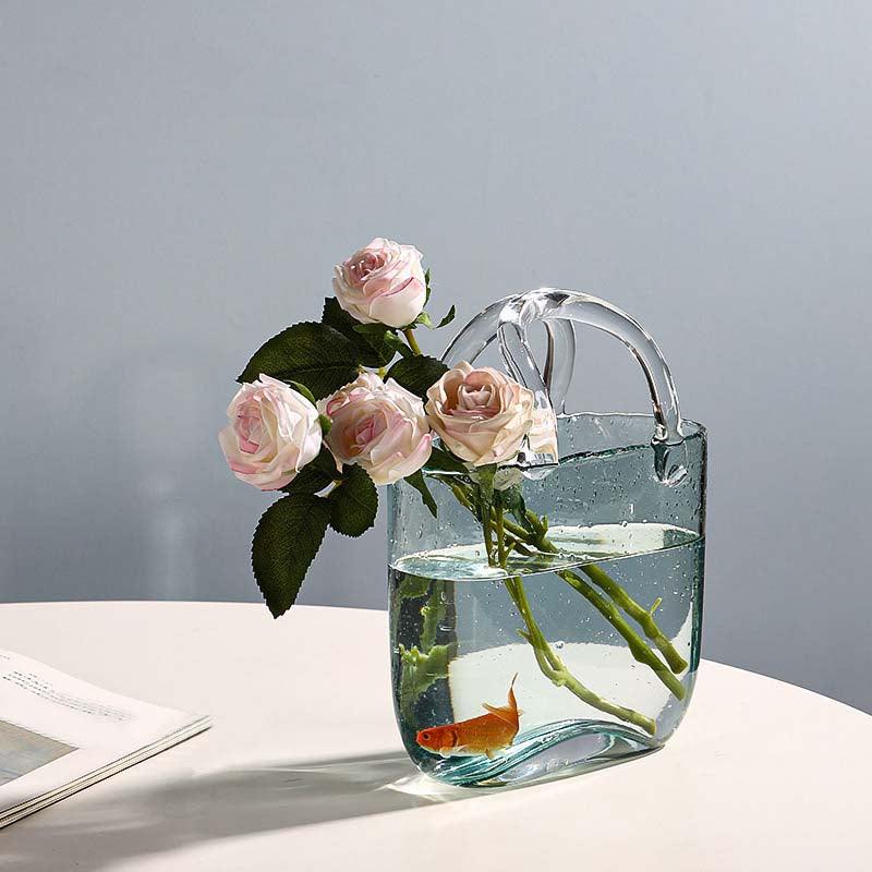 Hommfer – Vase en Verre Design Forme Sac à Main - Hommfer