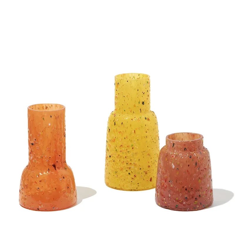 Hommfer – Vase en Verre Texturé Confetti - Hommfer