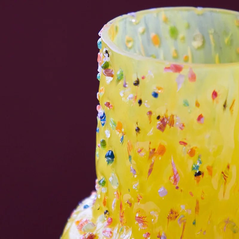 Hommfer – Vase en Verre Texturé Confetti - Hommfer