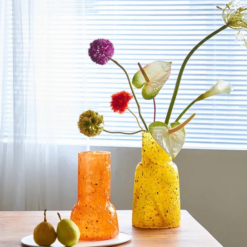 Hommfer – Vase en Verre Texturé Confetti - Hommfer