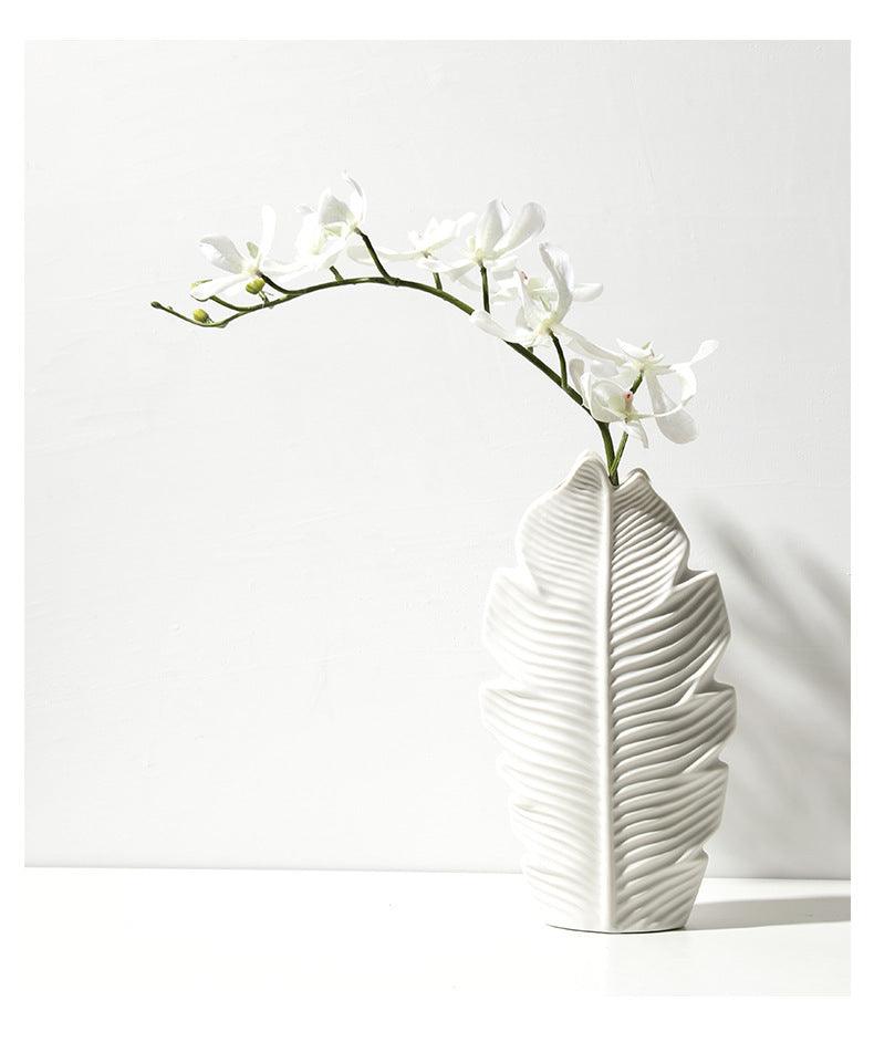 Hommfer – Vase Feuille en Céramique Style Nordique - Hommfer