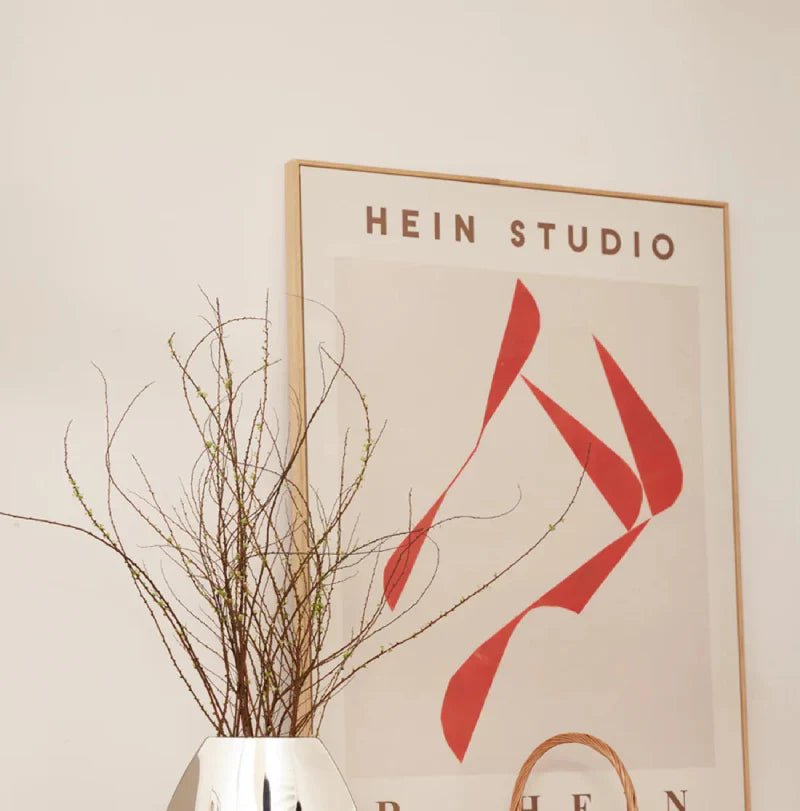 Hommfer – Vase Fleur Métallique Arc Brillant - Hommfer