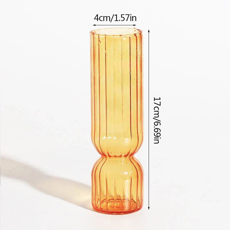 Hommfer - Vase Lumora en Verre – 17 cm - Hommfer
