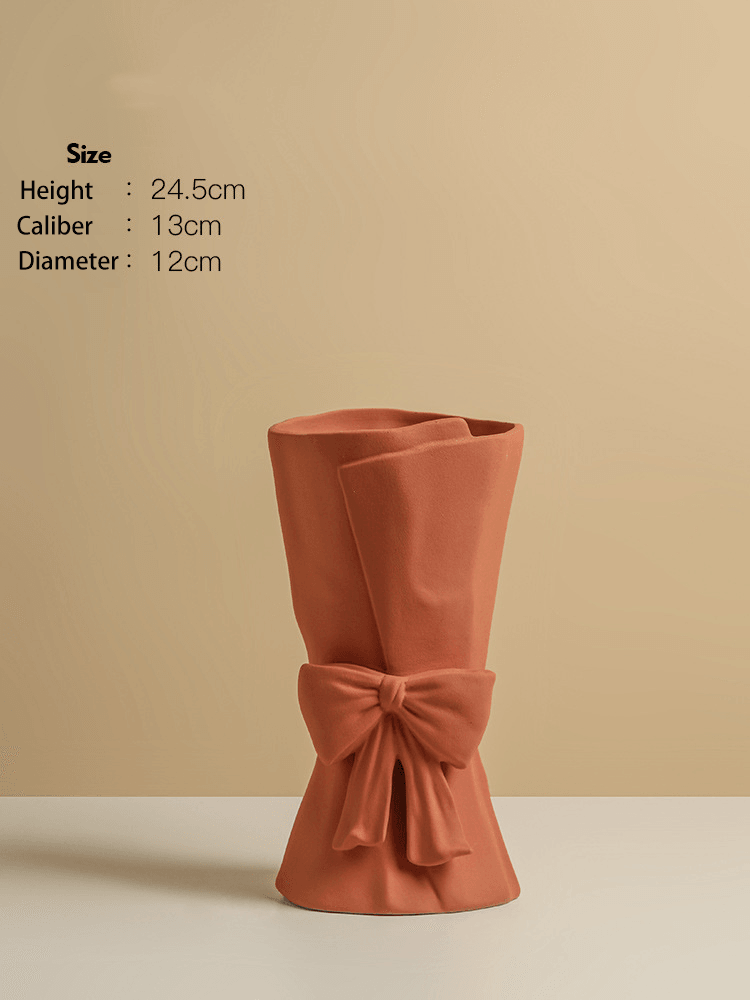Hommfer – Vase Nœud Papillon en Céramique Art Déco - Hommfer