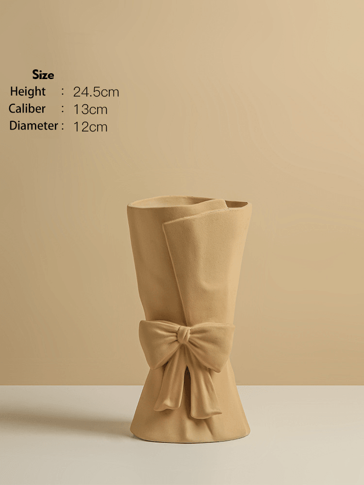 Hommfer – Vase Nœud Papillon en Céramique Art Déco - Hommfer