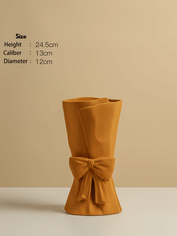 Hommfer – Vase Nœud Papillon en Céramique Art Déco - Hommfer